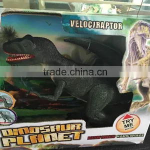 Battery Operated Walking Light Up Dinosaur With Sound &Light thumbnail-2