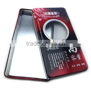 Hot Sale Rectangular Metal Plain Tin Can for Battery thumbnail-3