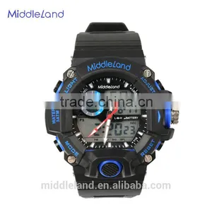 Luxury MIDDLELAND Brand Watch Latest Item Men Sports Double Movement Analog Digital Watches thumbnail-1
