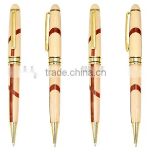 Industrial Price Promotional Wooden Ball Pen for Office Writing thumbnail-1