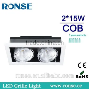 2*15W Ronse Led Grille Light Grille Downlight for Office(RS-2108-2(C)) thumbnail-1