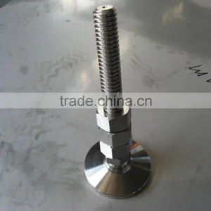 Custom Stainless Steel or Zinc Plated Adjustable Feet(Solid Steel Bases) thumbnail-1