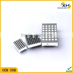 NEWSHINE Through Hole FND 1.9mm 3.0mm 5.0mm Colors Dot Matrix Square LED 5x7 thumbnail-1