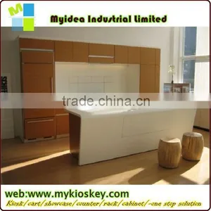2015 Dowtop Hotsale LED White Beauty Salon Reception Counter Design Night Club Bar Counter Design thumbnail-3