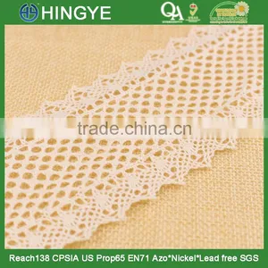 High Quality Scallop Cotton Crochet Embroidery Lace for Garments H1651 thumbnail-3