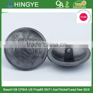 2 Pillar Sedex Audited Factory Zinc Alloy Metal Shank Button thumbnail-1