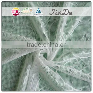 Fashionable White Nylon Tulle Lace for Women Dress thumbnail-5