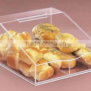Plastic Clear Bread Container Pastry Storage With Lid thumbnail-1