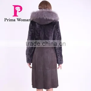2016 New Design Winter Women Length Coachman Woolen Coat thumbnail-2
