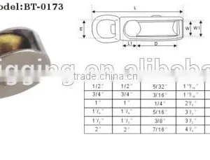 ZINC ALLOY SINGLE WHEEL SWIVEL PULLE MANUFACTURE thumbnail-2
