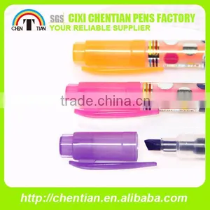 China Wholesale High Quality Multi Color Ball Pen With Highlighter thumbnail-1