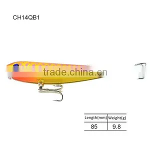 CH14QB1 High Quality Minnow Pencil Bait Bass Pike Hard Fishing Lure thumbnail-1