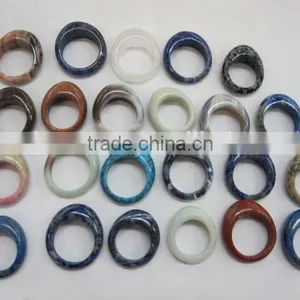 Mixed Different Fashion Style of Gemstones Rings Various Shape Gift Box thumbnail-6