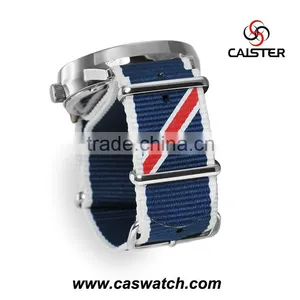 Fancy Quality Men's Watch, Blue Nylon Strap Men's Watch, Minimalist Design Quartz Waterproof Watch thumbnail-3