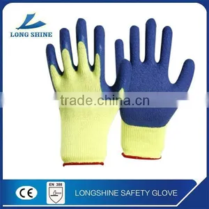 Lowest Price 10G Poly/cotton Liner With Latex Coated Safety Working Glove thumbnail-1
