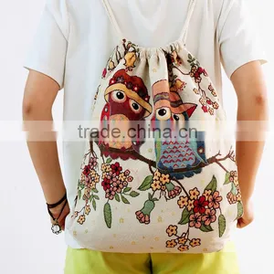 2016 New Fashion Cotton Yarn Jacquard Reusable Shopping Bag thumbnail-4