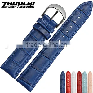Cheap 12|14|16|18|20mm High Quality Cowhide Leather Watch Strap Wholesale 3PCS thumbnail-3