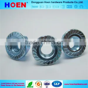 Made in China DIN 6923 Stainless Steel 304 Hex Flange Nut thumbnail-1