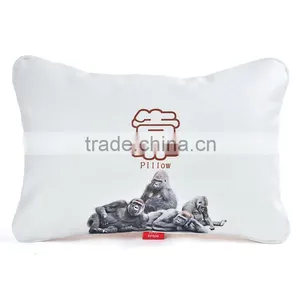 Custom White Plain Leather Case Throw Pillow With Inserts Supplier's Choice thumbnail-1