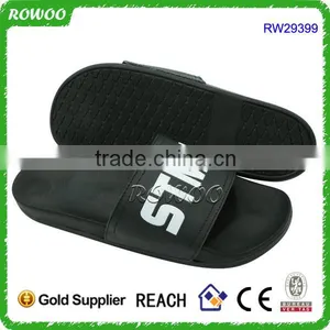 Black Men Beach Sandal PVC Man Slipper Shoe thumbnail-3