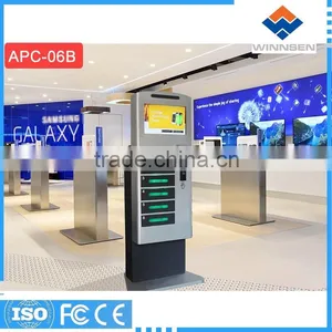 Coin Operated Public Mobile Phone Locker With Keyless Lock APC-06B thumbnail-1