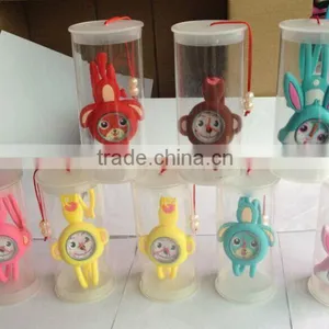 Silicone Multicolor Lying Prone Dog Kid's Wristwatches With CE thumbnail-6