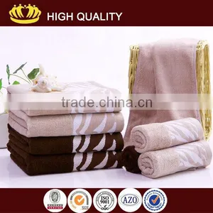 100% Bamboo Fiber Dark Color Satin Gear Dobby Jacquard Luxury Towel Set thumbnail-1