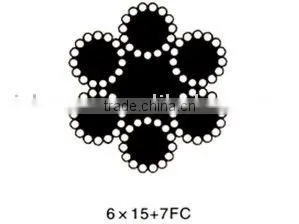 Galvanized STEEL WIRE ROPE 6 x 15 thumbnail-1