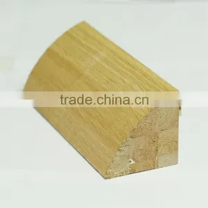 White Oak Veneered Finger Jointed Wood Quarter Round Moulding thumbnail-1