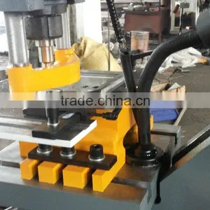 With Hydraulic Driving, Hand Operated Ironworker for Cutting and Punching the Round thumbnail-6