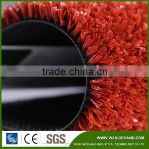 Decorative Artificial Grass Synthetic Turf With Red Color thumbnail-1