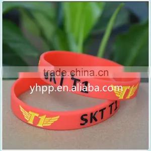 Custom Design Team Solomid, SKT T1, Origen and Fnatic Silicone Wristband Bracelet Adult Size Quality Choice thumbnail-4