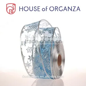Wholesale Wire Edge Christmas Ribbon for Gift Packaging thumbnail-2