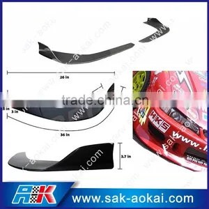 Carbon Fiber Front Lip Spoiler Fit for All Car thumbnail-1