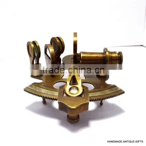 Brass Handmade Vintage Sextant - 3 Inch Sextant - Promotional Gift Sextant 1032 thumbnail-2