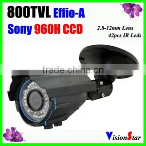 IP66 Waterproof Zoom 2.8-12mm Varifocal Lens OSD Menu Defog 3 DNR Bullet Camera thumbnail-1
