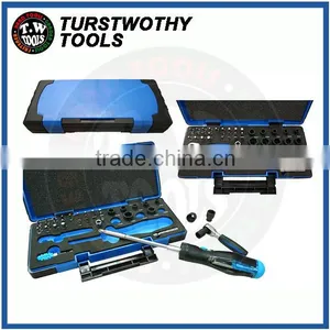 40PCS s2 Extension Ratchet Screwdriver Socket and Bit SET thumbnail-1