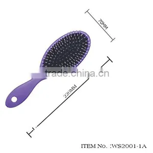 2015 Use Rubber Boar Bristle Finishing Round Lady Detangle Hair Brush Manufacturing thumbnail-1