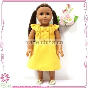 Fashion Girls Toys Pretty Vinyl Girl Doll Baby Vinyl Plastic Doll thumbnail-1