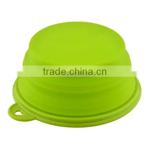 Pet Dog Foldable Silicone Collapsible Bowl thumbnail-5