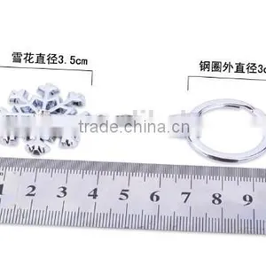 2014 New Custom OEM Color and Logo Plated Metal Christmas Tree Hanging Ornament Decoration for Christmas Gift thumbnail-3