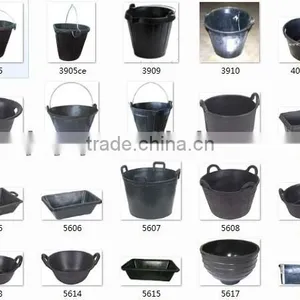 Rubber Bucket; Square Feed Container thumbnail-2