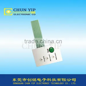 One Key Membrane Panel Switch With 3 LEDs for Emergency Lights thumbnail-1
