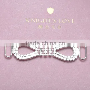 (M0199) 80mmx20mm,15mm Bar, Crystal Chain,rhinstone Connector ,bikini Decoration Connector thumbnail-2