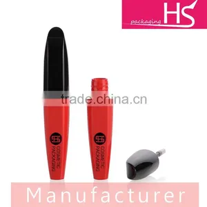 2016 Hot Sale Red Plastic Empty Liquid Eyeliner Container With Brush thumbnail-1