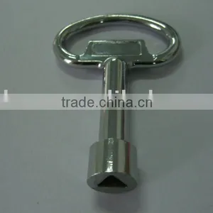 Cabinet Lock Door Key Squre Tubular Key thumbnail-1