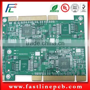 6 Layer Immersion Gold PCB With Glossy Green Solder Mask thumbnail-2