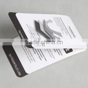High Quality Folded Paper Hangtag With Four Sides Printed for Astronauts Clothing thumbnail-2