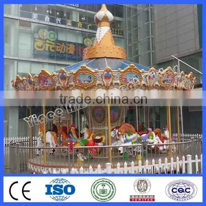 Fun Fair Ride for Sale 16 Seats Carousel thumbnail-1