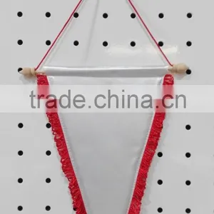 Pennant With Colored Fringe and Wooden Pole thumbnail-2